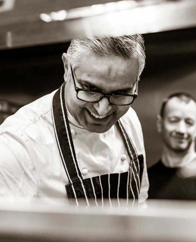 Celebrated twice Michelin-starred Chef Atul Kochhar at Essence Restaurants.