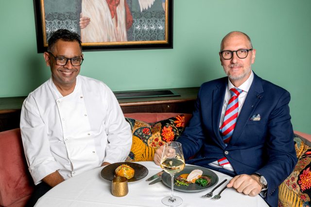 Indian restaurant in Kent Tunbridge Wells four hands dinner series, executive chef Kuldeep Singh invites top chefs and culinary friends.