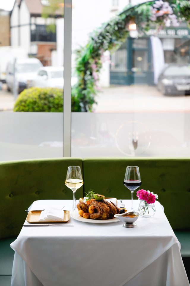 A refined Indian fine dining appetiser presented elegantly to begin a sophisticated Sunday lunch at Chef Atul Kochhar's restaurant.